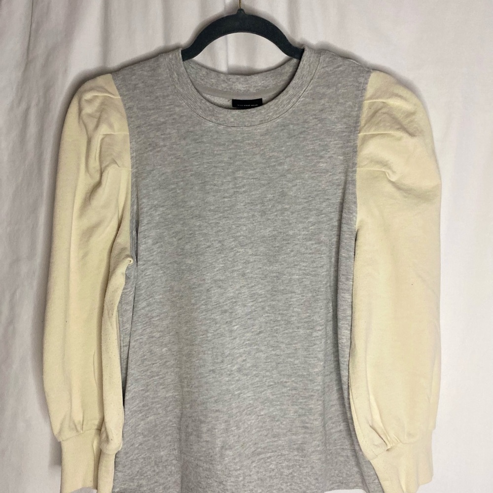 Who What Wear Light Gray Top